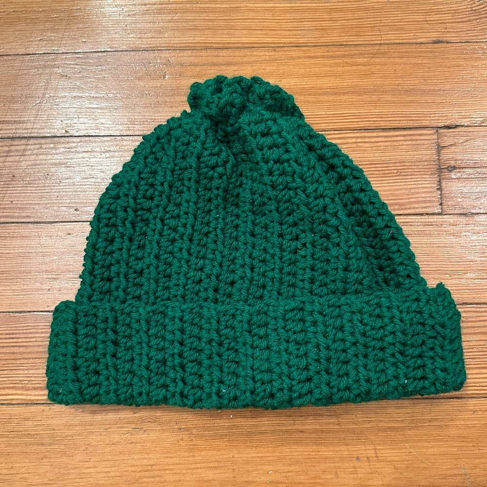 Knit Green Hat